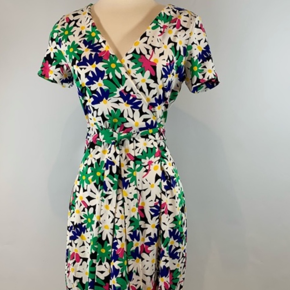 DVF Julian 2 Short sleeve wrap dress